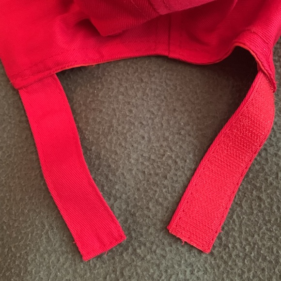 NWOT red USA baseball hat. USA is blue embroidery. One size - Picture 5 of 5